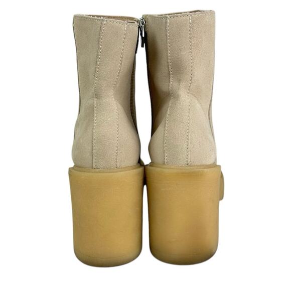 Dolce Vita Calea Dune Suede Heeled Boot Tan Size 7.5 - Picture 5 of 10